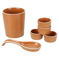 Tempo Terracotta 6-pc. Countertop Accessory Set