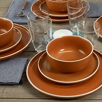 Terracotta Stoneware -pc. Dinnerware Set