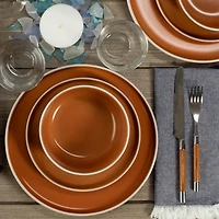 Terracotta Stoneware -pc. Dinnerware Set