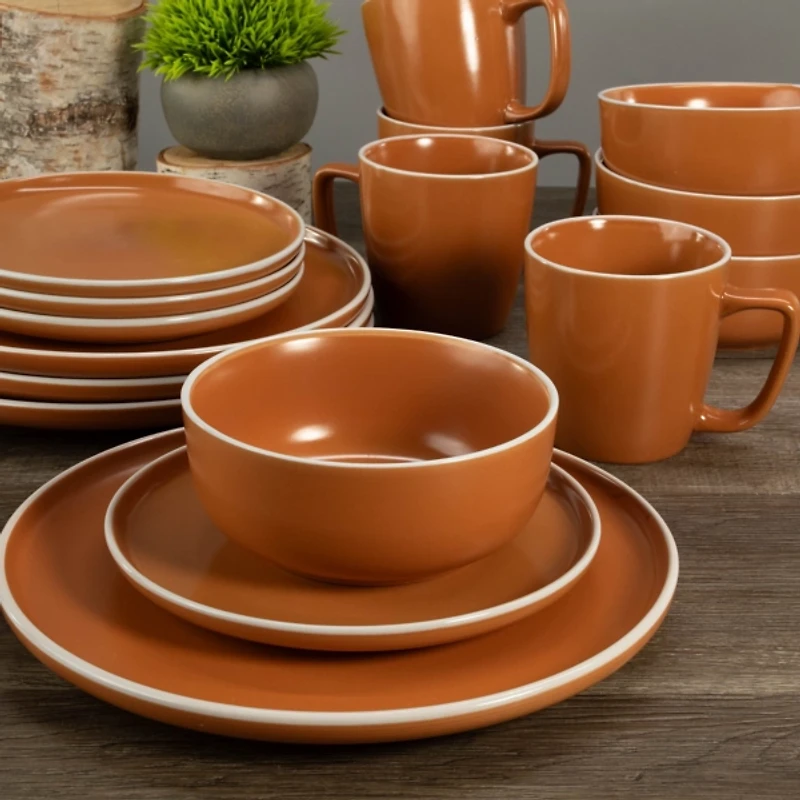 Terracotta Stoneware 16-pc. Dinnerware Set