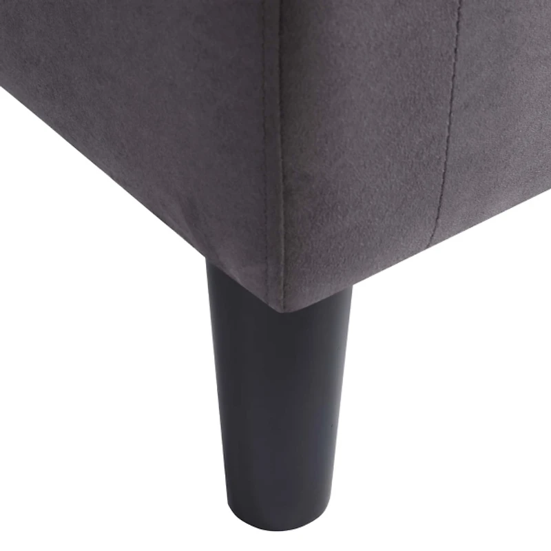 Charcoal Churchill Accent Chair & Ottoman Set