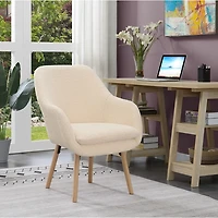 Sherpa Wingback Charlie Accent Chair