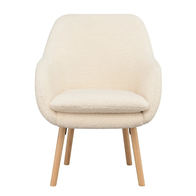Sherpa Wingback Charlie Accent Chair