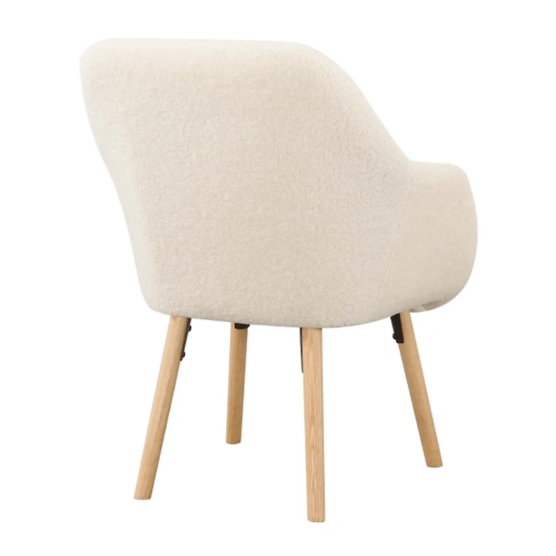 Sherpa Wingback Charlie Accent Chair