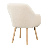 Sherpa Wingback Charlie Accent Chair