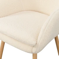 Sherpa Wingback Charlie Accent Chair