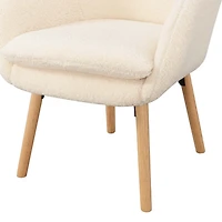 Sherpa Wingback Charlie Accent Chair