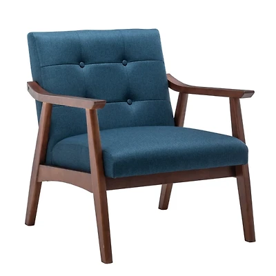 Blue Tufted Natalie Accent Chair
