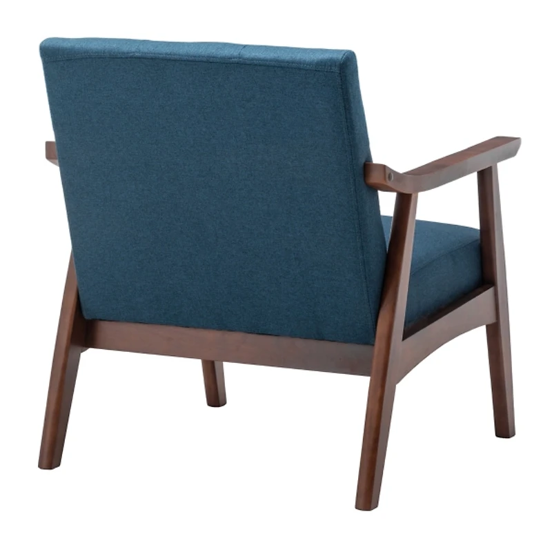 Blue Tufted Natalie Accent Chair