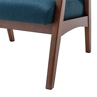 Blue Tufted Natalie Accent Chair