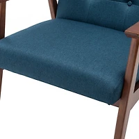Blue Tufted Natalie Accent Chair