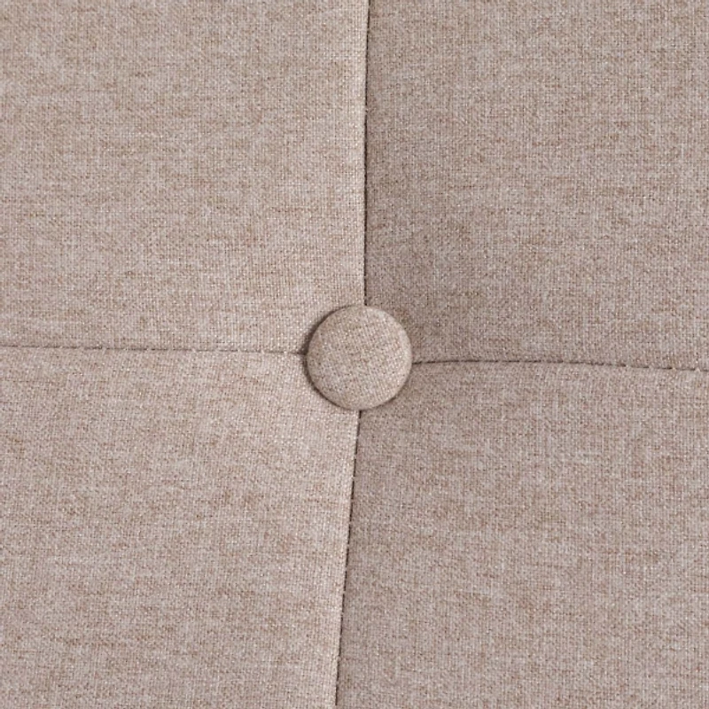 Beige Tufted Natalie Accent Chair