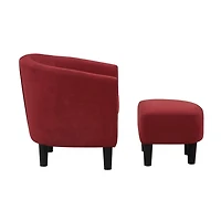 Churchill Accent Chair & Ottoman Set