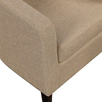 Oatmeal Churchill Accent Chair & Ottoman Set