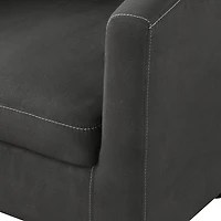 Black Diamond Tufted Accent Chair & Ottoman Set