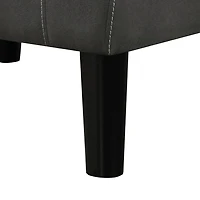 Black Diamond Tufted Accent Chair & Ottoman Set