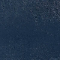 Navy Faux Leather Jessy Storage Ottoman