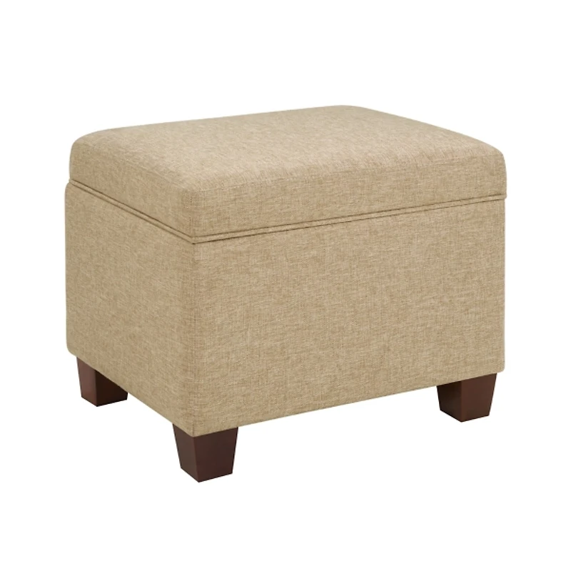 Beige Madison Storage Ottoman