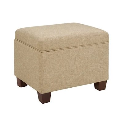 Beige Madison Storage Ottoman