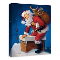 Here Comes Santa Canvas Art Print