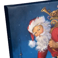 Here Comes Santa Canvas Art Print