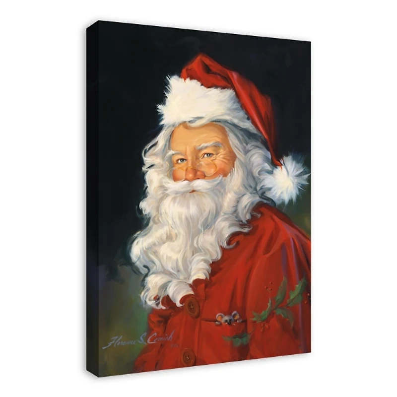 Traditional Santa Claus Canvas Art Print