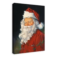 Traditional Santa Claus Canvas Art Print
