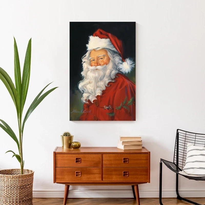 Traditional Santa Claus Canvas Art Print