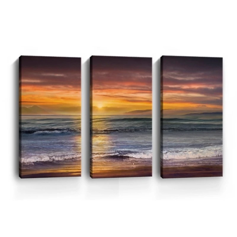 Sundownn Descanso Beach Canvas Art Prints