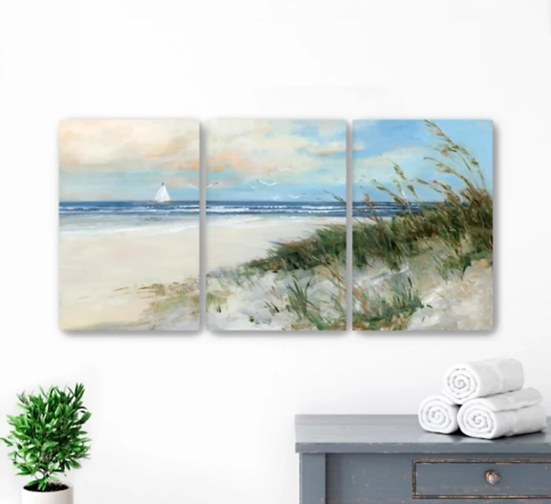 Oak Island Sunrise Canvas Art Prints