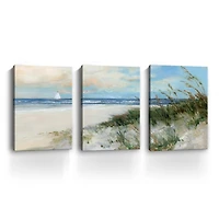 Oak Island Sunrise Canvas Art Prints, 32x48