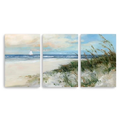 Oak Island Sunrise Canvas Art Prints, 32x48