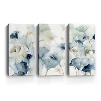 Glorious Ginko Canvas Art Prints, Set of 3