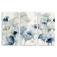 Glorious Ginko Canvas Art Prints, Set of 3