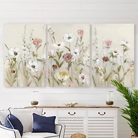 Blooming Around Canvas Art Prints, Set of 3
