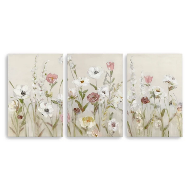 Blooming Around Canvas Art Prints, Set of 3