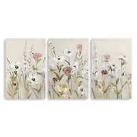 Blooming Around Canvas Art Prints, Set of 3
