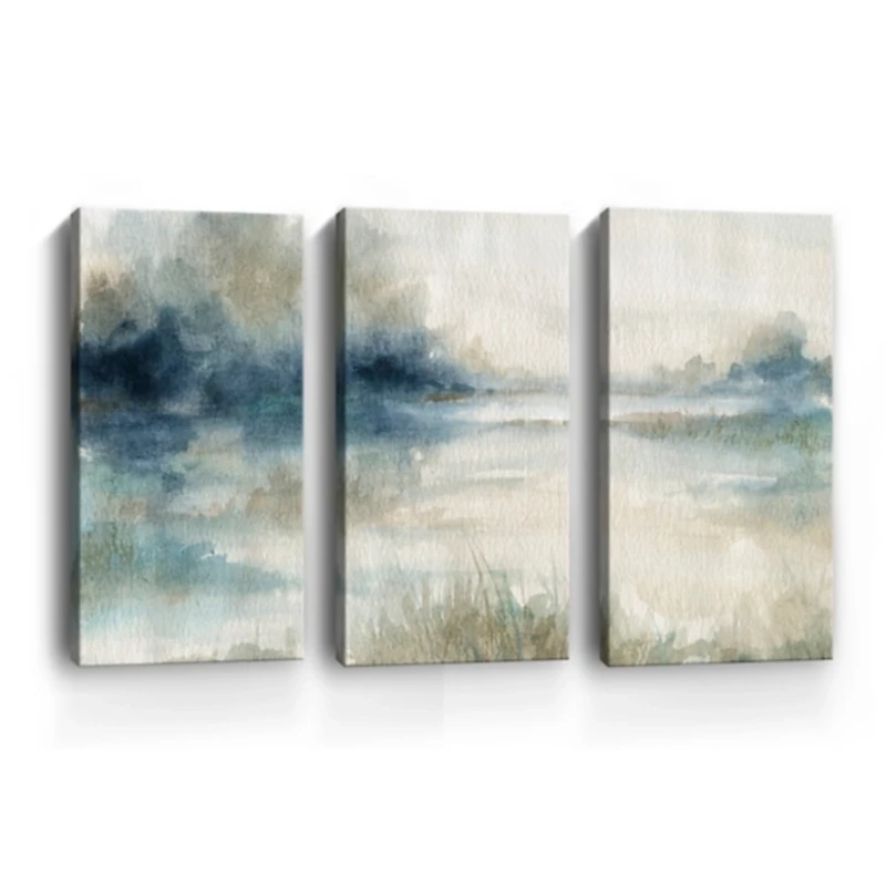Evening Waters Canvas Art Prints, Set of 3