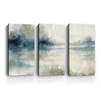 Evening Waters Canvas Art Prints, Set of 3