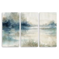 Evening Waters Canvas Art Prints, Set of 3