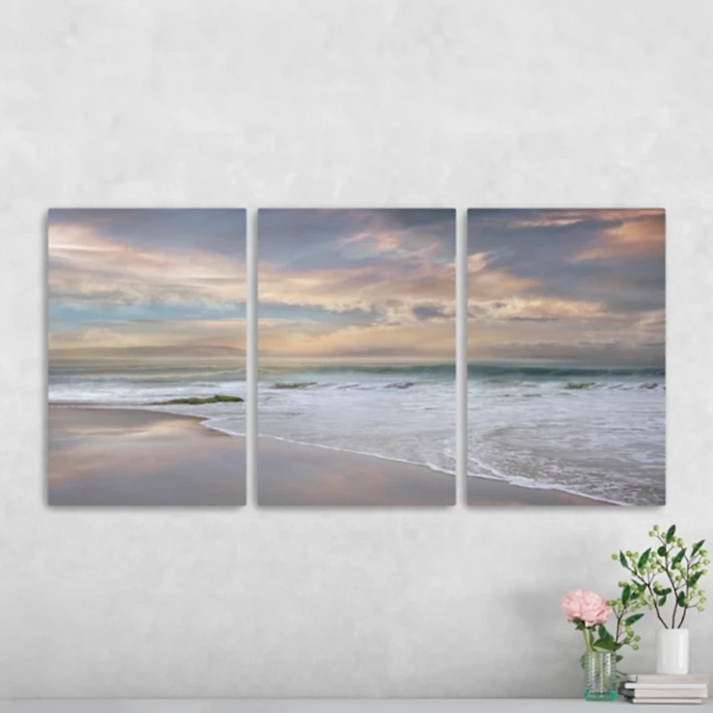 Soft Twilight Canvas Art Prints, 16x24, Set of 3