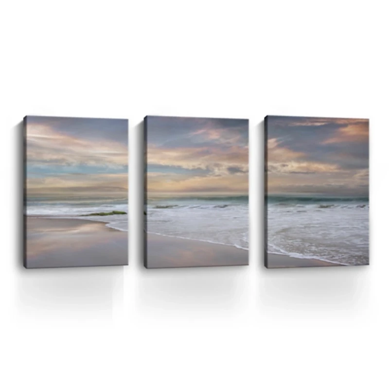 Soft Twilight Canvas Art Prints, 16x24, Set of 3
