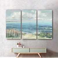 Lively Cove Canvas Art Prints, Set of 3