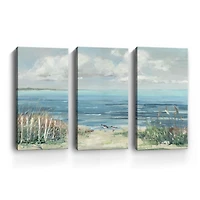 Lively Cove Canvas Art Prints, Set of 3