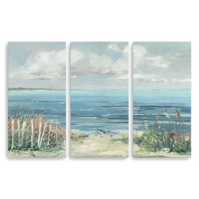 Lively Cove Canvas Art Prints, Set of 3