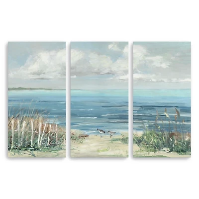 Lively Cove Canvas Art Prints, Set of 3