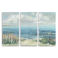 Lively Cove Canvas Art Prints, Set of 3