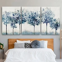 Indigo Forest Light Canvas Art Prints, 32x48