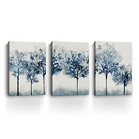 Indigo Forest Light Canvas Art Prints, 32x48