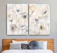 Poppy Garden Landscape Canvas Art Prints, 32x48